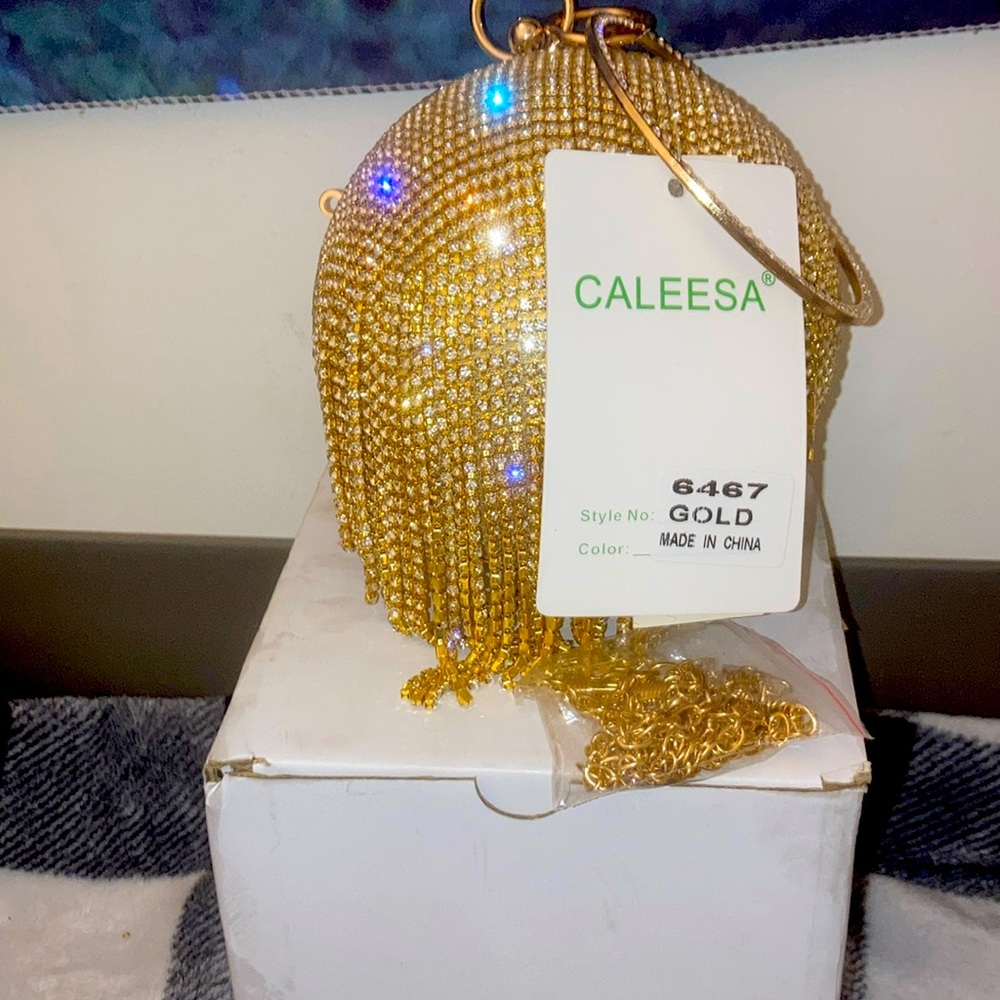Gold Lead-Safe, CALEESA Hand Bag